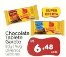 Novo Atacarejo Chocolate Tablete Garoto oferta