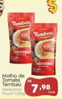 Novo Atacarejo molho de tomate tambau tradicional oferta