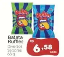 Novo Atacarejo Batata Ruffles Diversos Sabores oferta