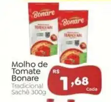 Novo Atacarejo Molho de Tomate Bonare Tradicional oferta