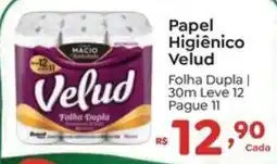 Novo Atacarejo Papel Higiênico Velud oferta