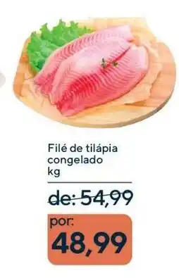 Filé de tilápia congelado