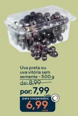 Coop Uva preta ou uva vitória sem semente oferta