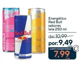 Coop Energético Red Bull sabores oferta