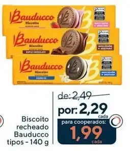 Coop Biscoito recheado Bauducco tipos oferta