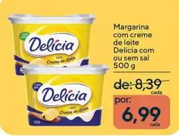 Coop Margarina com creme de leite Delicia com ou sem sal oferta