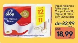 Coop Papel Higiênico Neutro oferta