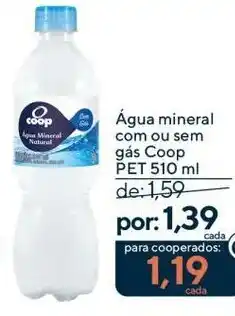 Coop Água mineral com ou sem gás Coop oferta