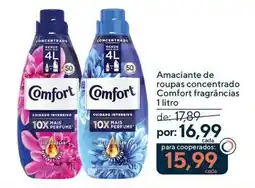 Coop Amaciantede roupas concentrado Comfort fragrâncias oferta