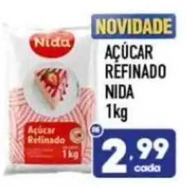 Açúcar refinado nida
