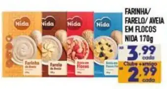 Farinha/ Farel/ Aveia em Flocos Nida