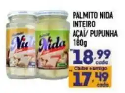 Supermercados Avenida Palmito nida inteiro açaí/ pupunha oferta