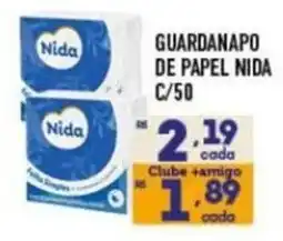 Supermercados Avenida guardanapo de papel nida oferta