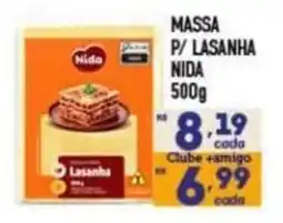 Supermercados Avenida Massa p/ lasanha nida oferta