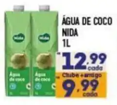 Supermercados Avenida Água de coco nida oferta