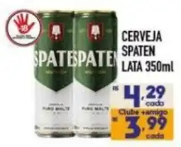 Supermercados Avenida Cerveja spaten lata oferta