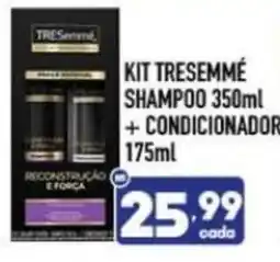 Supermercados Avenida kit tresemme shampoo + condicionador oferta