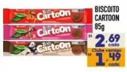 Supermercados Avenida Biscoito cartoon oferta