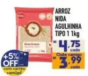 Supermercados Avenida Arroz nida agulhinha tipo 1 oferta