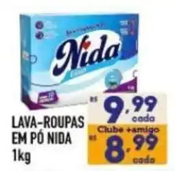 Supermercados Avenida lava-roupas em pó nida oferta