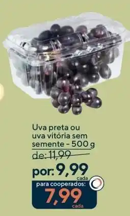 Coop Uva preta ou uva vitória sem semente oferta