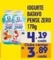 Supermercados Avenida Iogurte batavo pense zero oferta