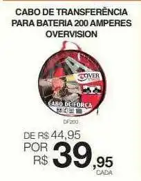 AutoZone Cabo De Transferência Para Bateria 200 Amperes Overvision oferta