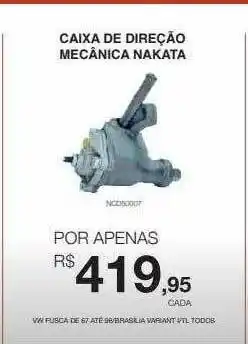 Caixa De Direção Mecânica Nakata