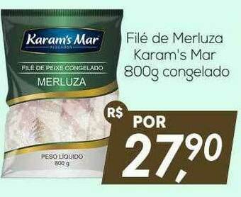 Filé De Merluza Karam's Mar Congelado