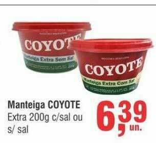 Higa Atacado Manteiga Coyote oferta