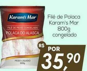 Filé De Polaca Karam's Mar Congelado