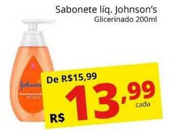 Supermercados Baklizi Sabonete Líq. Johnson's oferta