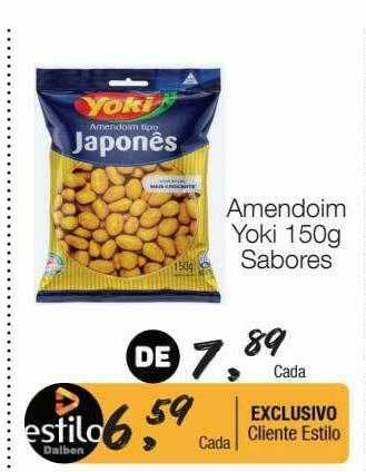 Supermercado Dalben Amendoim Yoki Sabores oferta