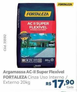 Tumkus Argamassa Ac-ii Super Flexível Fortaleza oferta