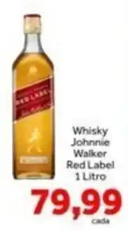 Shibata Supermercados Whisky Johnnie Walker Red Label oferta