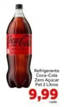 Shibata Supermercados Refrigerante Coca-Cola Zero Açúcar oferta