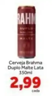 Shibata Supermercados Cerveja brahma duplo malte lata oferta