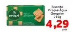 Shibata Supermercados Biscoito Piraquê Água Gergelim oferta