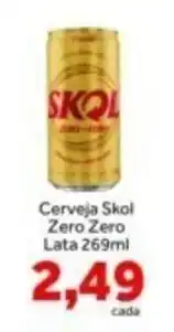 Shibata Supermercados Cerveja Skol Zero Zero oferta
