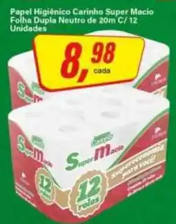 Rede Supermarket Papel Higiênico Carinho Super Macio oferta