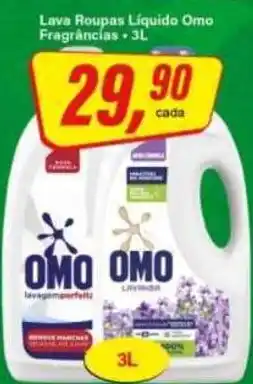 Lava Roupas Líquido Omo Fragrâncias