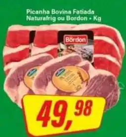 Rede Supermarket Picanha Bovina Fatiada oferta