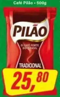 Rede Supermarket Café Pilão tradicional oferta