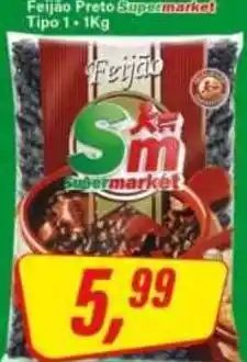 Rede Supermarket Feijão preto tipo 1 oferta