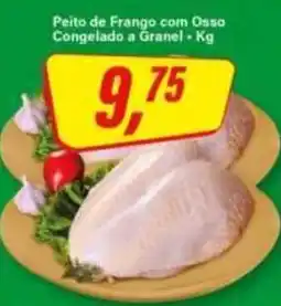 Rede Supermarket Peito de Frango com Osso Congelado a Granel oferta