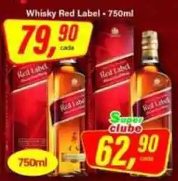 Rede Supermarket Whisky red label oferta