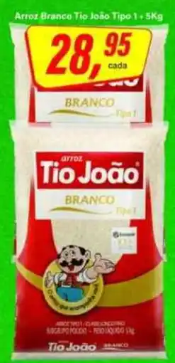 Rede Supermarket Arroz branco tio joão tipo 1 oferta