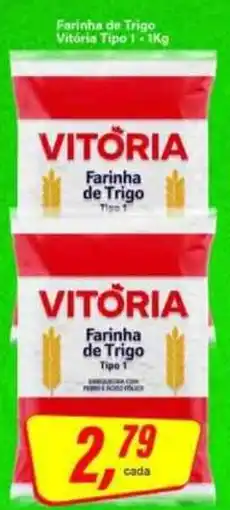 Rede Supermarket Farinha de trigo vitória tipo 1 oferta