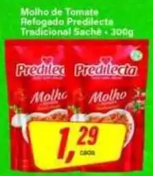 Rede Supermarket Molho de Tomate Refogado Predilecta Tradicional Sache oferta