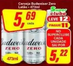 Rede Supermarket Cerveja Budweiser Zero oferta
